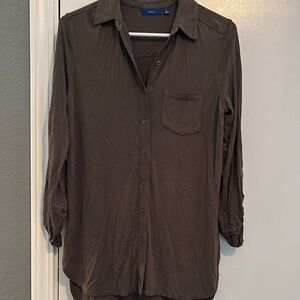 Apt. 9 Green Long Sleeve Blouse